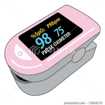 Pulse oximeter pink 73668370