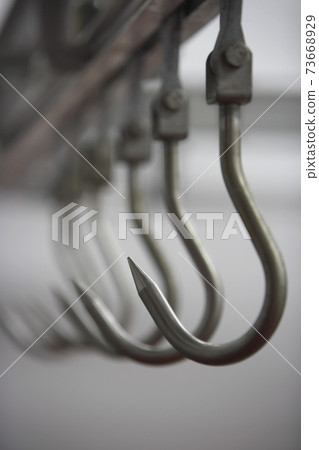 Meat Hooks In Row Meat Hooks In Row 73668929