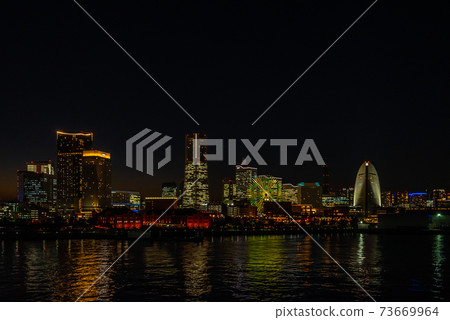 Night view from Yokohama / Minatomirai / Osanbashi Night view from Yokohama / Minatomirai / Osanbashi 73669964