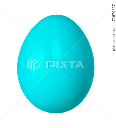 Colorful Easter Egg isolated on white. Close up. Colorful Easter Egg isolated on white. Close up. 73670227