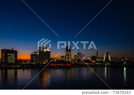 Night view from Yokohama / Minatomirai / Osanbashi 73670283