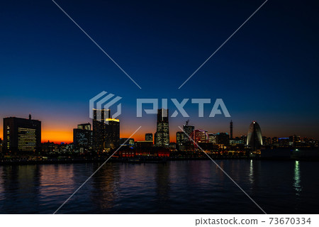 橫濱/港未來/大山橋的夜景 73670334