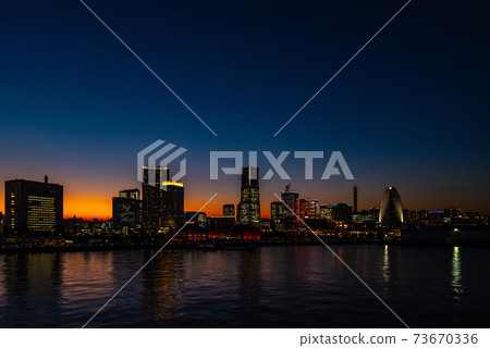 橫濱/港未來/大山橋的夜景 73670336