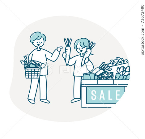 Couple shopping Couple shopping 73672490