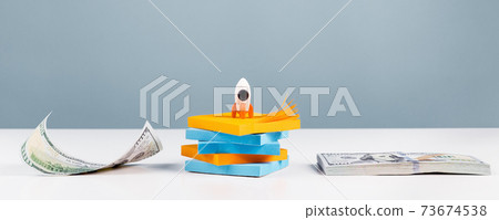 Business or education growth and creative thinking concept banner Business or education growth and creative thinking concept banner 73674538