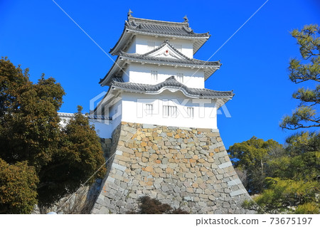 [Hyogo Prefecture] Akashi Castle under fine weather (Tatsumi Tower) 73675197