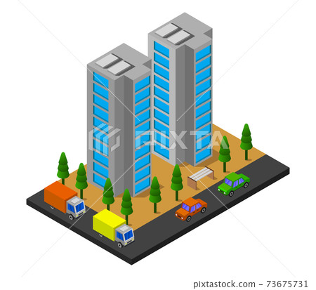 isometric skyscraper isometric skyscraper 73675731