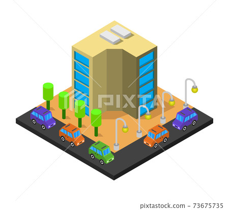 isometric skyscraper isometric skyscraper 73675735