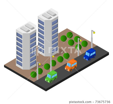 isometric skyscraper isometric skyscraper 73675736