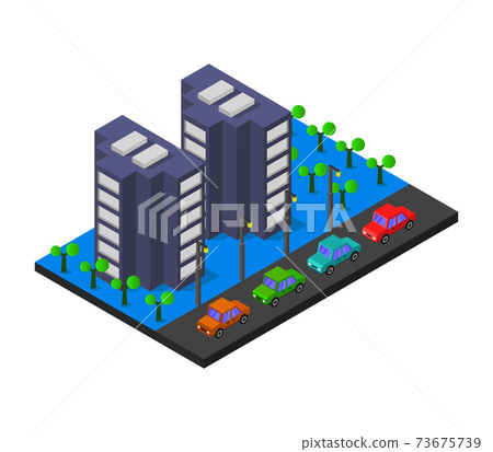 isometric skyscraper isometric skyscraper 73675739
