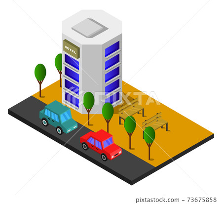 isometric hotel 73675858