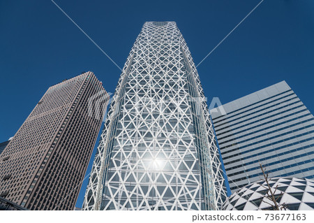 [新宿分中心模式學園角館塔和新宿中心大樓的摩天大樓] 73677163