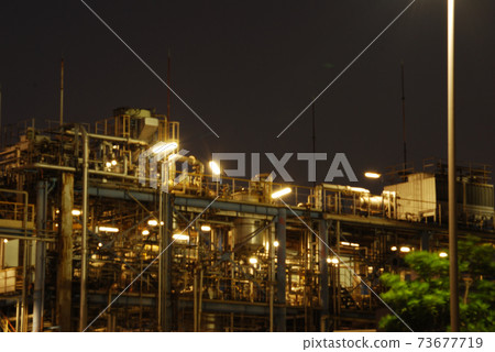 A factory like a fortress in the near future 73677719