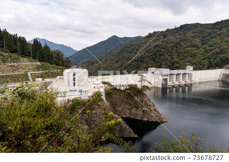 Yamba Dam, Naganohara Town, Agatsuma District, Gunma Prefecture 73678727
