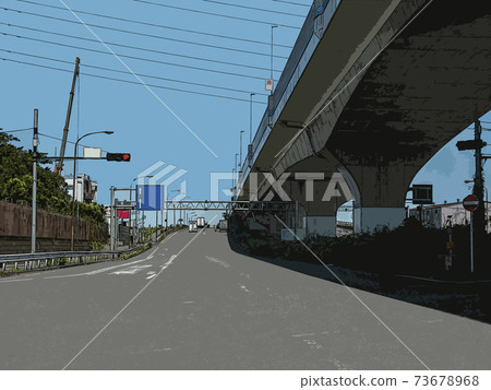 公路（首都公路）的側路交叉口 73678968