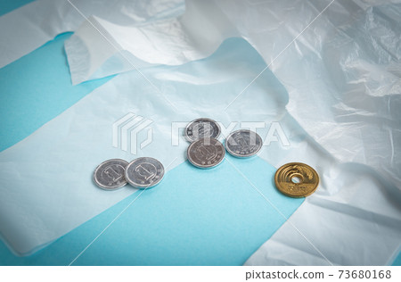 收銀機袋收費收銀機袋收費收銀機袋和硬幣 73680168
