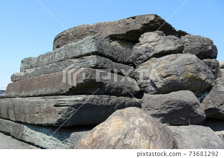Masonry of the Hachimanyama Kofun Stone Room (Kanto Stone Stage) / Gyoda City, Saitama Prefecture 73681292
