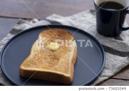 Toast and coffee breakfast image 73682049