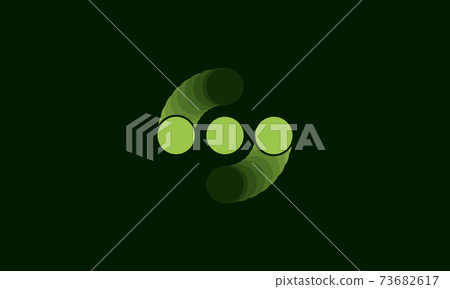 circle loading abstract logo symbol icon vector graphic design 73682617