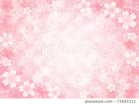 Spring cherry blossom background illustration Spring cherry blossom background illustration 73683312