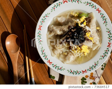 Asian Traditional Food Dumpling Soup Asian Traditional Food Dumpling Soup 73684517