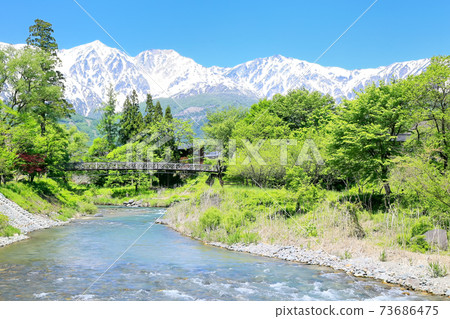 大江公園和白馬山的鮮綠色 73686475