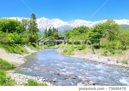 大江公園和白馬山的鮮綠色 73686476