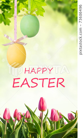 Holiday Easter Background 73686496