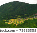 在京都Minayin區的田田遙遠的景色 73686558