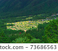 在京都Minayin區的田田遙遠的景色 73686563