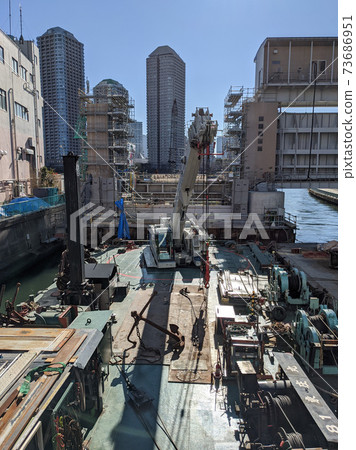 Kameshima River Water Gate Seismic retrofitting work 73686951