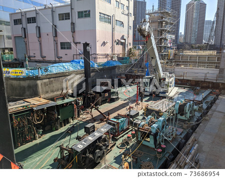 Kameshima River Water Gate Seismic retrofitting work 73686954