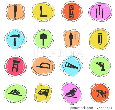 joinery icon set joinery icon set 73688544