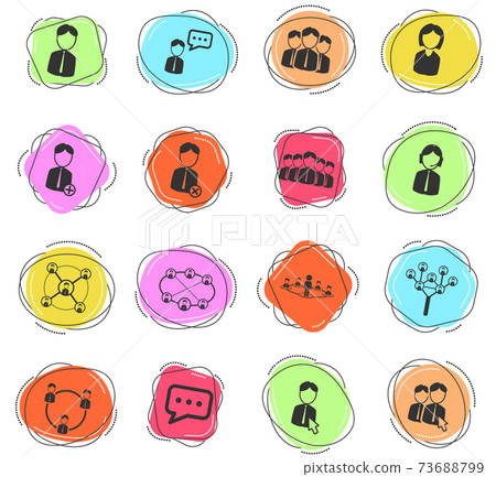 Community simply icons Community simply icons 73688799