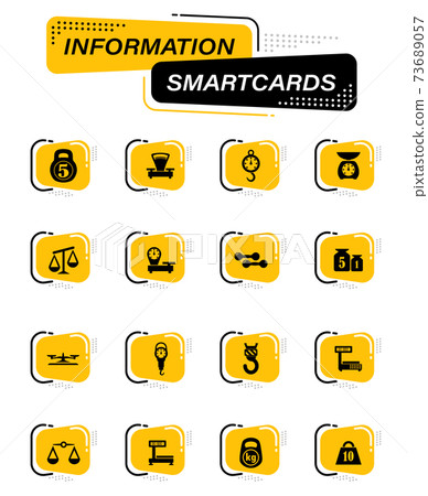 scales icon set 73689057