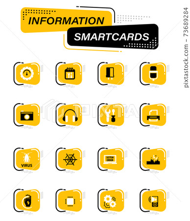 Electronic repair icons set 73689284