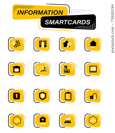 Real estate icons set 73689294
