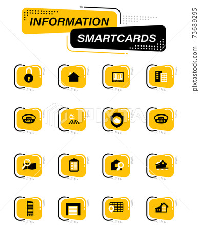 Real estate icons set 73689295