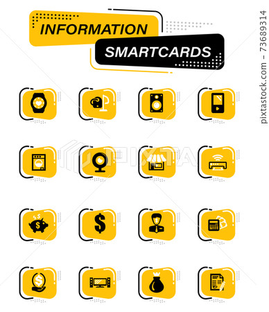 Pawn shop icons set Pawn shop icons set 73689314
