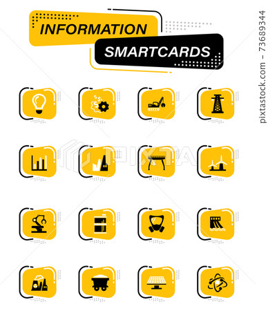 Industry icons set Industry icons set 73689344