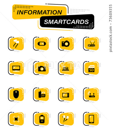 Home appliances icons set 73689355