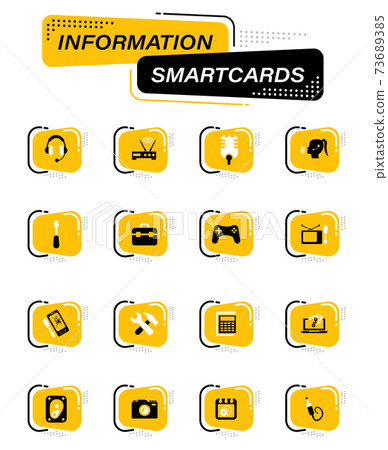 Electronic repair icons set Electronic repair icons set 73689385