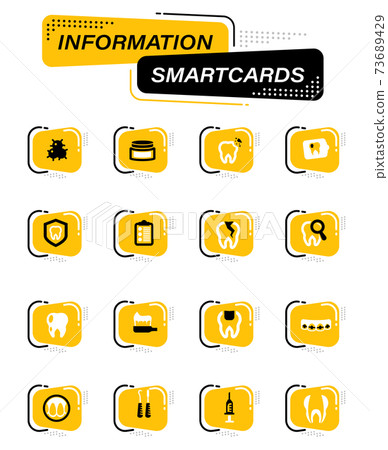 Dental icons set Dental icons set 73689429