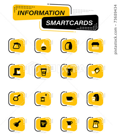 Coffee icons set 73689434