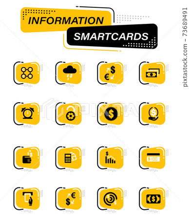 E-commers icons set 73689491