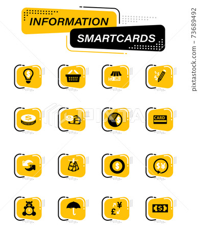 E-commers icons set 73689492
