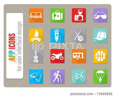 lifestyle icon set lifestyle icon set 73689890