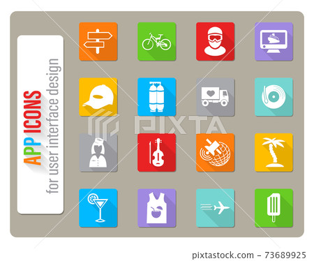 travel icon set travel icon set 73689925