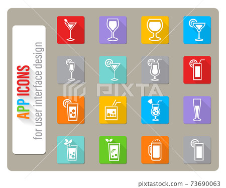 glasses icon set glasses icon set 73690063
