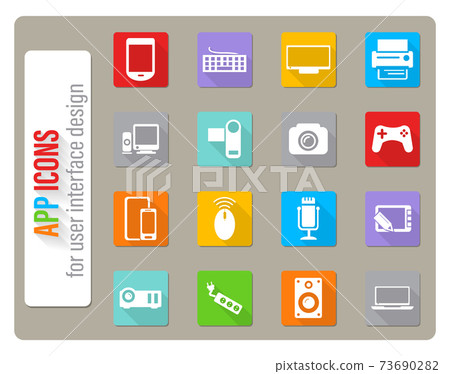 device icon set 73690282